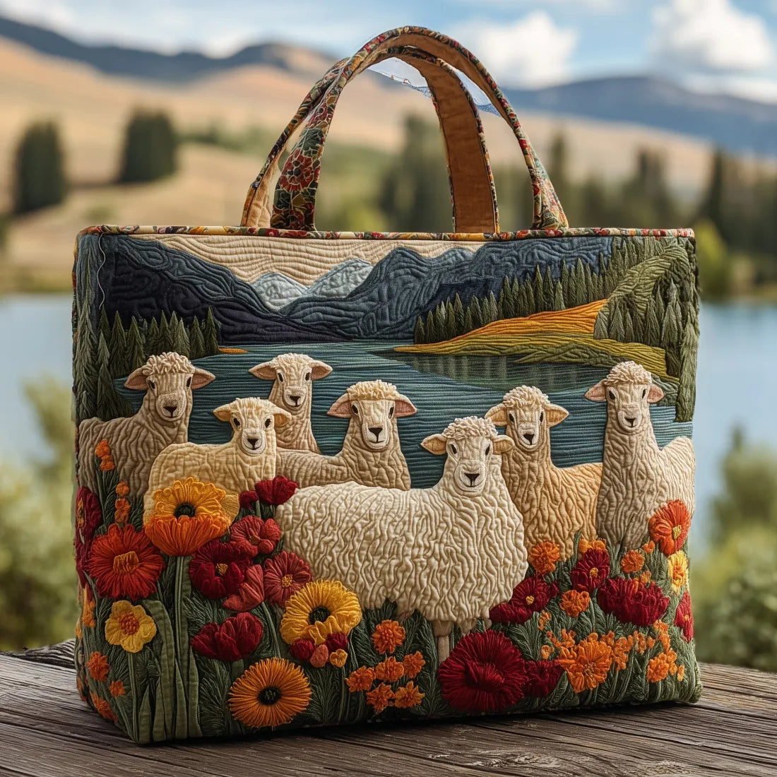 Borsa Artigianale con Pecora al Lago