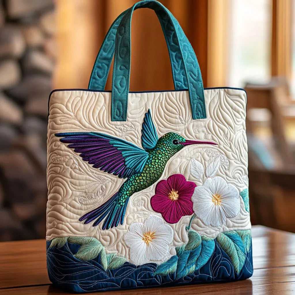 Borsa Artigianale Imbottita con Fiori
