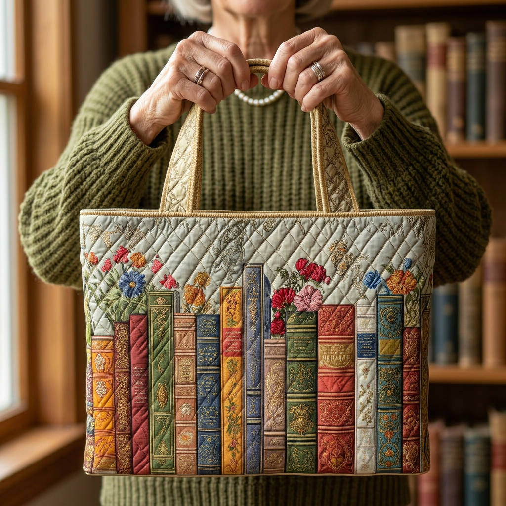 Borsa Artigianale con Biblioteca