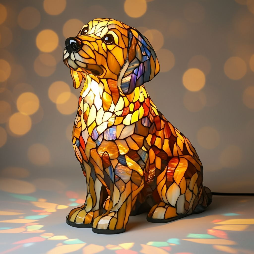 Lily la Statuetta del Golden Retriever Spirituale