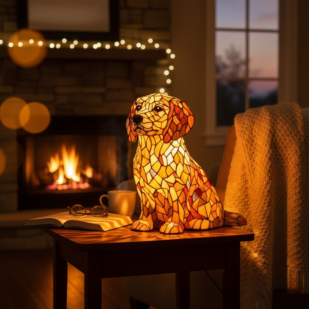 Lily la Statuetta del Golden Retriever Spirituale