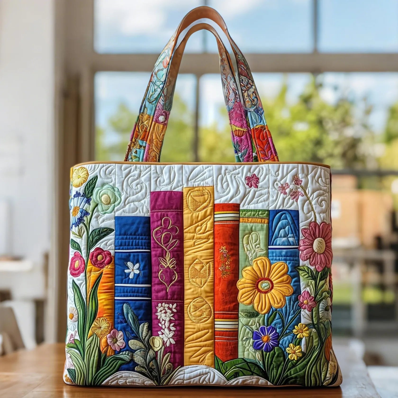 Borsa Artigianale con Fiori