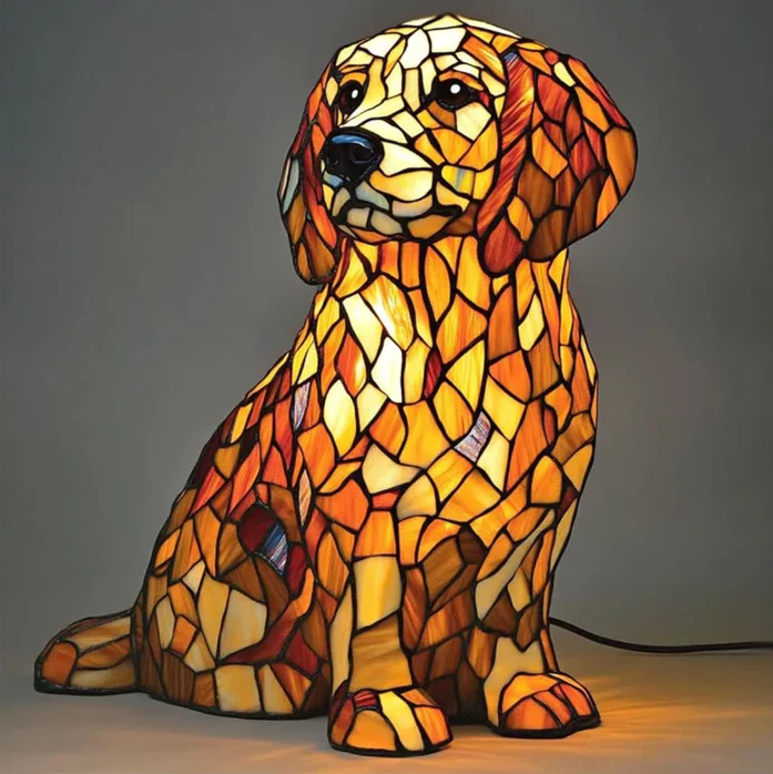 Lily la Statuetta del Golden Retriever Spirituale